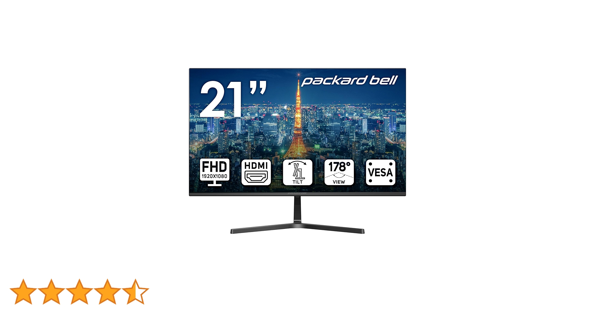 PC＋モニター PCスペック詳細は画像です Amazon.co.jp: Packard Bell 21インチモニター FHD 1920 x 1080